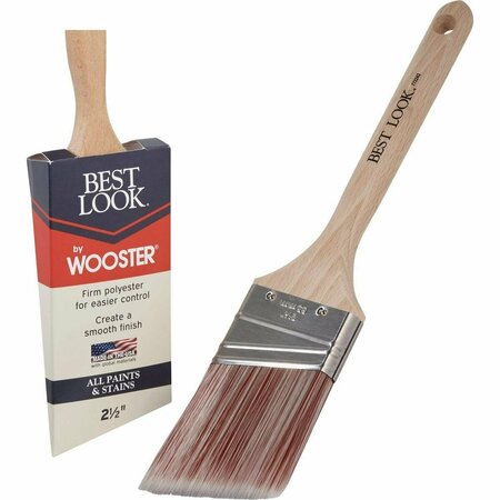 BEST LOOK By Wooster 2-1/2 In. Angle Sash Paint Brush D4022-2 1/2